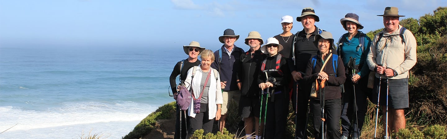 Group on the Great Ocean Walk