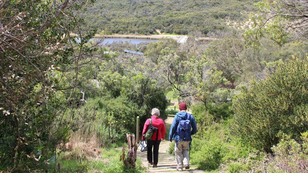 Aire River Campground with Walk91 Tours on the Great Ocean Walk